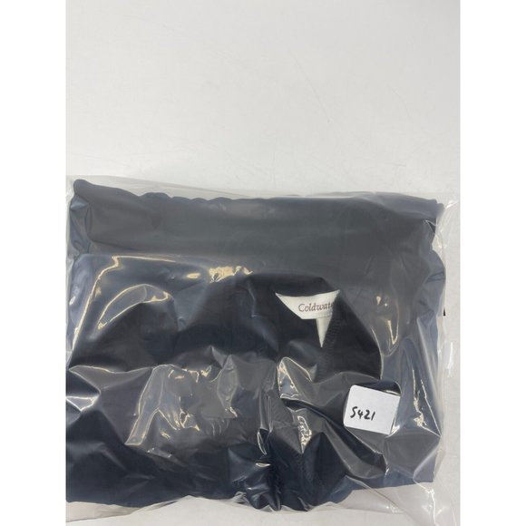 Coldwater Creek Petite Black 3/4 Sleeve Belted Stretch Wrap Dress Size PM - Picture 14 of 14